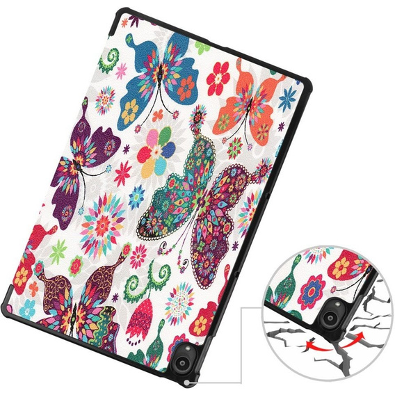 Pouzdro pro Lenovo Tab P11 TB-J606F, Smartcase, Butterfly