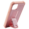 Pancéřové pouzdro pro iPhone 13 / 14, Dexnor Full Body, růžové rose gold