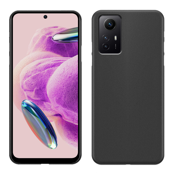 Tenké pouzdro pro Xiaomi Redmi Note 12S, Slim, černé