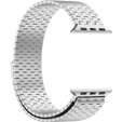 Ocelový náramek pro Apple Watch 1/2/3/4/5/6/7/8/SE/ULTRA 42/44/45/49 MM - stříbrný
