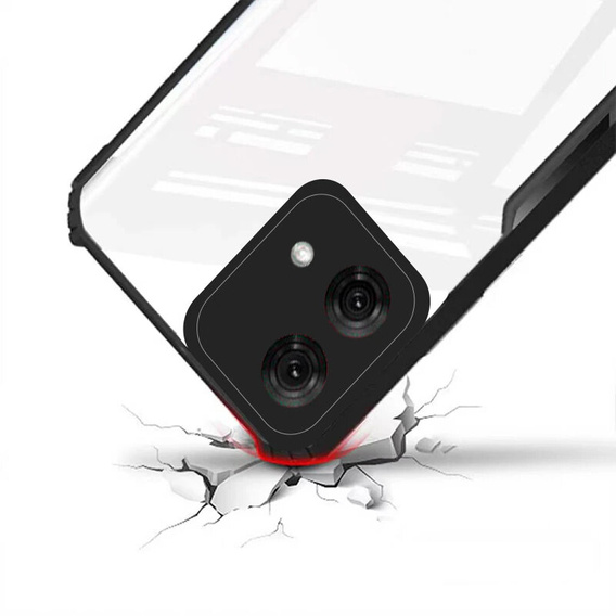 Pouzdro pro Motorola Moto G84, AntiDrop Hybrid, černé