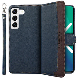 Flipové pouzdro pro Samsung Galaxy S22+ Plus 5G, KHAZNEH RFID, modré