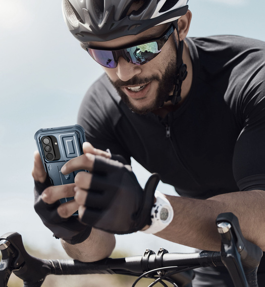 Pancéřové pouzdro pro Samsung Galaxy A56 5G, Dexnor Full Body (Two Frames), modré
