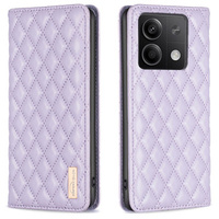 Klopové pouzdro pro Xiaomi Redmi Note 13 5G, Wallet, BINFEN COLOR, fialové