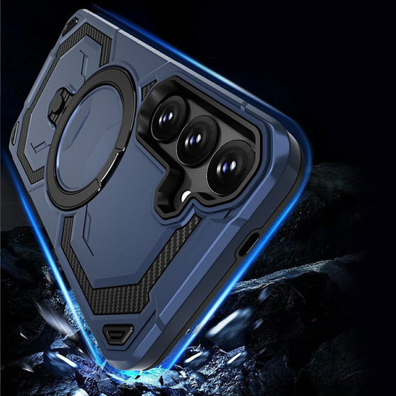 Magnetické pouzdro s podstavcem pro Samsung Galaxy A57 5G, modré