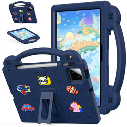 Dětské pouzdro pro Xiaomi Pad 7 / 7 Pro, Cute Patterns, se stojánkem, námořnicky modré