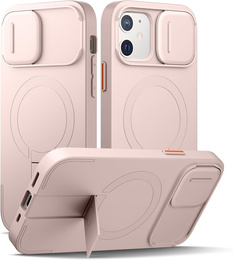 Pouzdro pro iPhone 12 / 12 Pro, Suritch Shockproof, pro MagSafe, růžové
