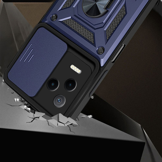 Pouzdro pro Infinix Note 12 2023, CamShield Slide, modré
