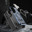 Pouzdro pro Samsung Galaxy S24 FE, Military MagSafe with camera protection, modré