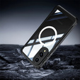 Pouzdro pro Samsung Galaxy S25 Edge, Shockproof, se sklem, pro MagSafe, černé