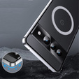 Ochranné pouzdro na fotoaparát pro Google Pixel 8 Pro, CamShield MagSafe, průhledná / stříbrná