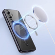 Pouzdro pro Samsung Galaxy A16, Electro MagSafe, černé + sklo na displej
