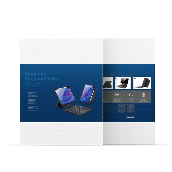 Pouzdro s klávesnicí pro Xiaomi Pad 7 / 7 Pro, Dux Ducis DK Series, černé
