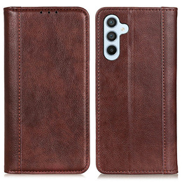 Pouzdro pro Samsung Galaxy A26, Wallet Litchi Leather, hnědé