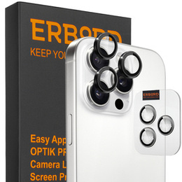 ERBORD OPTIK Pro tvrzené sklo pro fotoaparát iPhone 16 Pro / 16 Pro Max, černé