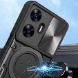 Pancéřové pouzdro pro Realme C55, CamShield Slide, černé
