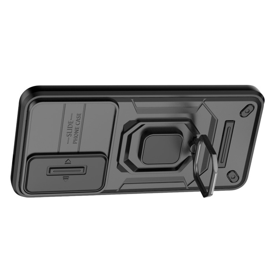 Pouzdro pro Samsung Galaxy S24, KickStand Camera Lens, černé