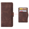 Klopové pouzdro pro Honor Magic 6 Pro 5G, Card Slot, hnědé