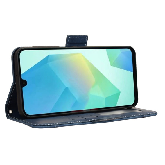 Klopové pouzdro pro Samsung Galaxy A16, Card Slot, námořnicky modré