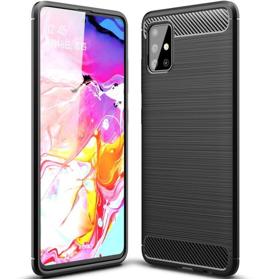 Pouzdro pro Samsung Galaxy M31S, Carbon, černé