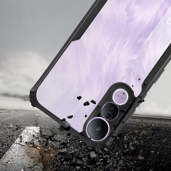 Pouzdro pro Vivo V50 Lite 4G / 5G, AntiDrop Hybrid, černé