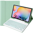 Pouzdro + klávesnice Samsung Galaxy Tab S6 Lite 10.4, Pen Slot, zelené