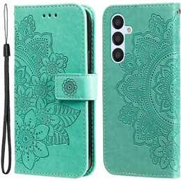 Klopové pouzdro pro Samsung Galaxy A54 5G, Mandala Flower, zelené