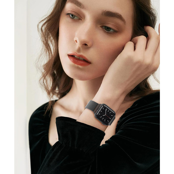 Bransoleta Milanese do Apple Watch 1/2/3/4/5/6/7/8/SE (38/40/41 MM) - Black