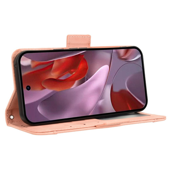 Klopové pouzdro pro Google Pixel 9A, Card Slot, růžové