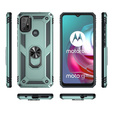 Pancéřové pouzdro pro Motorola Moto G10/G30, Nox Case Ring, zelené