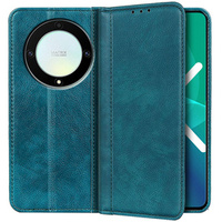 Pouzdro pro Honor Magic 5 Lite 5G, Wallet Litchi Leather, zelené