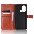Klopové pouzdro pro Infinix Hot 11s, Crazy Horse Wallet, hnědé