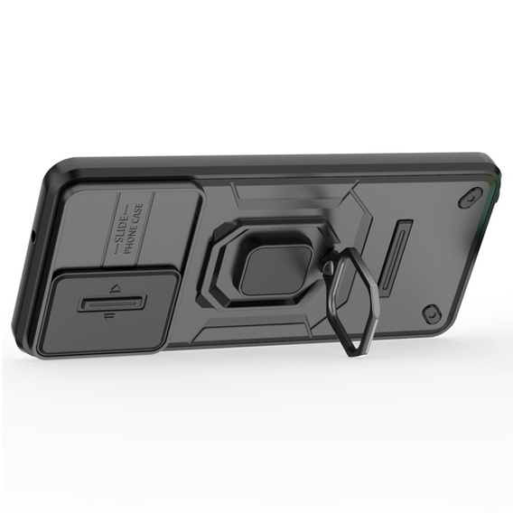 Pouzdro pro Realme C67 4G, KickStand Camera Lens, černé