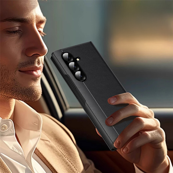 Pouzdro s klopou Smart View Wallet pro Samsung Galaxy Z Fold7 5G