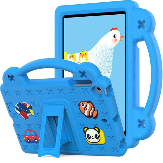 Dětské pouzdro pro iPad mini 7.9" 2019/2015/2014/2013/2012 (5/4/3/2/1 gen.), Cute Patterns, se stojánkem, modré