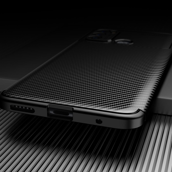 Pouzdro pro Motorola Moto G60, Carbon Gel, černé