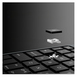 Pouzdro + klávesnice iPad 10.9 / Air 2020/2022/2024 / Pro 11 2020/2021/2022 , NILLKIN Bumper Link Keyboard Case, černé