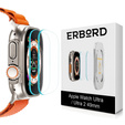2x Tvrzené sklo s montážním rámečkem ERBORD pro Apple Watch Ultra 1/2/3 49 mm
