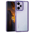 Pouzdro pro Xiaomi Poco F5, Fusion Hybrid, transparentní / fialové