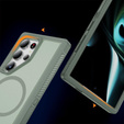 Pouzdro s rámečkem pro Samsung Galaxy S24 Ultra, pro MagSafe, zelené
