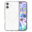Pouzdro pro iPhone 17, pro MagSafe, třpytivé, průhledné