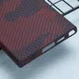 Pouzdro pro Samsung Galaxy S24 Ultra, Aramid Fiber MagSafe, červené