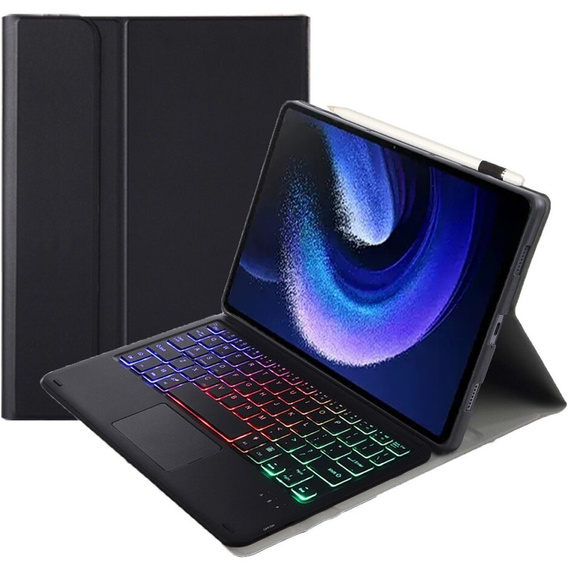 Pouzdro + klávesnice Xiaomi Pad 6 / 6 Pro, with touchpad, černé