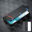 Klopové pouzdro pro Samsung Galaxy A55, Carbon LC.IMEEKE, černé