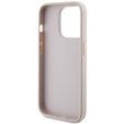 Pouzdro GUESS pro iPhone 15 Pro Max 4G Metal Gold Logo, růžové