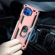 Pancéřové pouzdro pro Motorola Moto G 5G Plus, Nox Case Ring, růžové rose gold