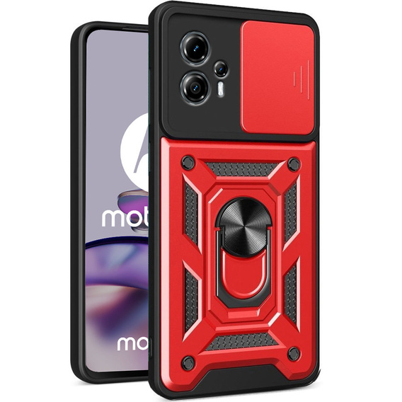 Pouzdro pro Motorola Moto G13 / G23, CamShield Slide, červené
