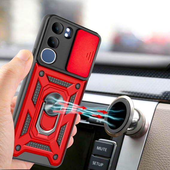 Pouzdro pro Vivo Y19s, CamShield Slide, červené