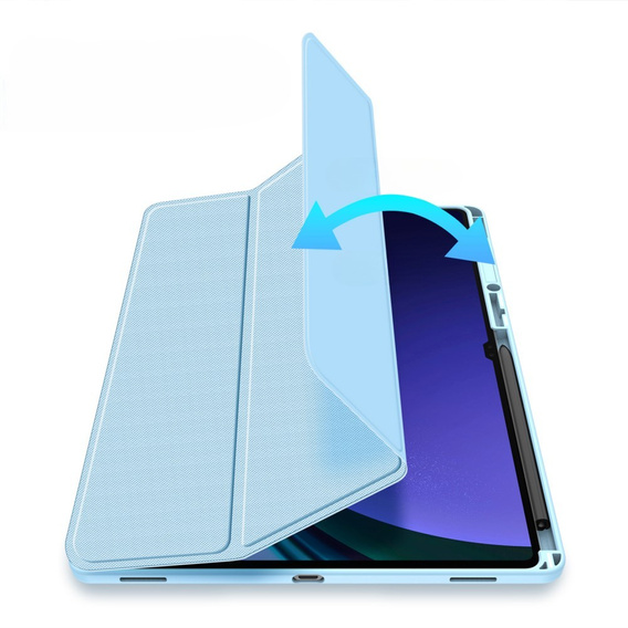 Pouzdro pro Samsung Galaxy Tab S10 Ultra, Dux Ducis TOBY, modré