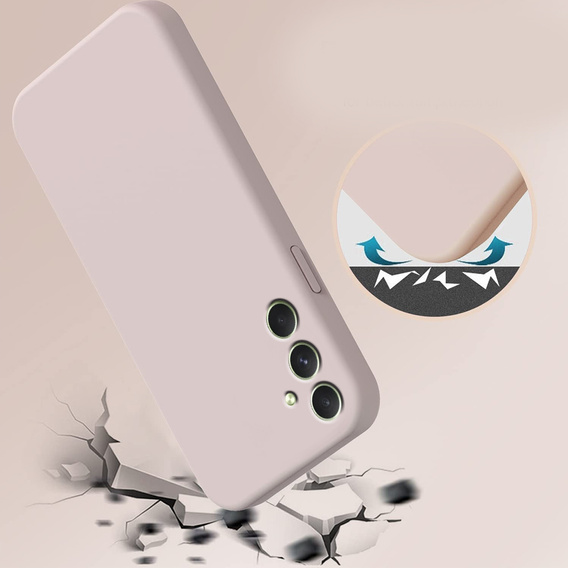 Pouzdro pro Samsung Galaxy A34 5G, Silicone Lite, růžové